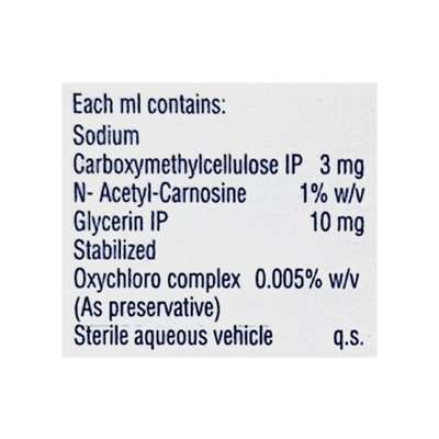 C NAC Eye Drops: Normalise Cataract Impairment, Without Surgery